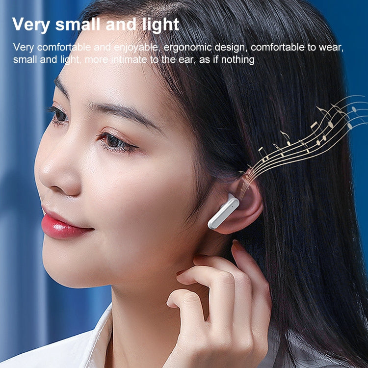 Écouteurs sans fil Bluetooth V9 Mirror Noodle avec compartiment de charge
