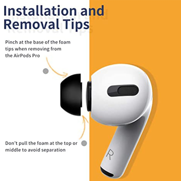 Coussinets en mousse à rebond lent ZS0164 pour AirPods Pro, Taille : M, M