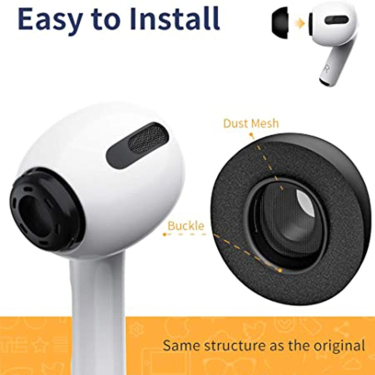 Coussinets en mousse à rebond lent ZS0164 pour AirPods Pro, Taille : M, M