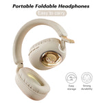 Casque Stéréo Bluetooth Sans Fil B4 RGB Cartoon, Violet, Bleu, Rose, Noir