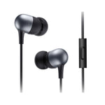 Écouteurs Xiaomi d'origine avec prise 3,5 mm, commande filaire en alliage d'aluminium, longueur : 1,25 m, DDQ01WM