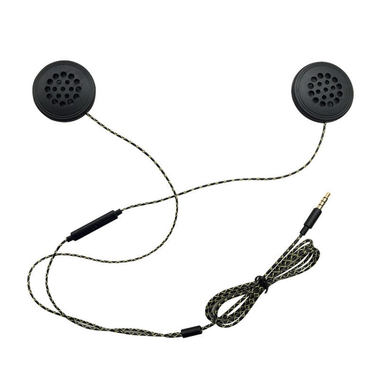 Casque filaire pour moto T33 avec interface 3,5 mm pour appels musicaux, longueur : 1,2 m