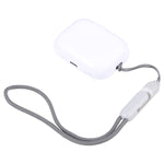 Pour les écouteurs sans fil Bluetooth Apple AirPods Pro 2, cordon anti-perte, lanière de coque de téléphone, gris haute imitation