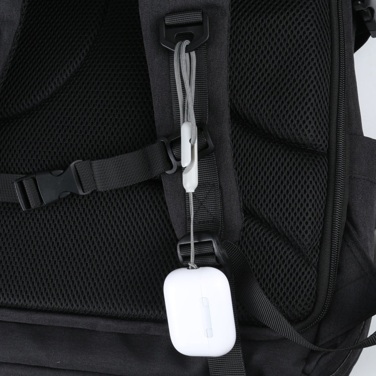 Pour les écouteurs sans fil Bluetooth Apple AirPods Pro 2, cordon anti-perte, lanière de coque de téléphone, gris haute imitation