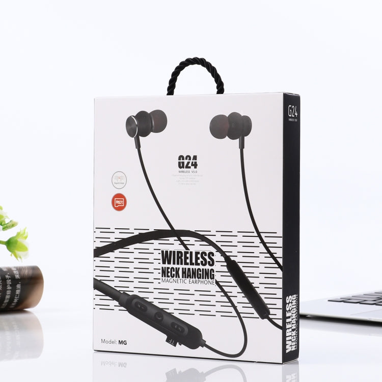 Écouteurs de sport sans fil Bluetooth 4.2 MG-G24, prise en charge de la carte