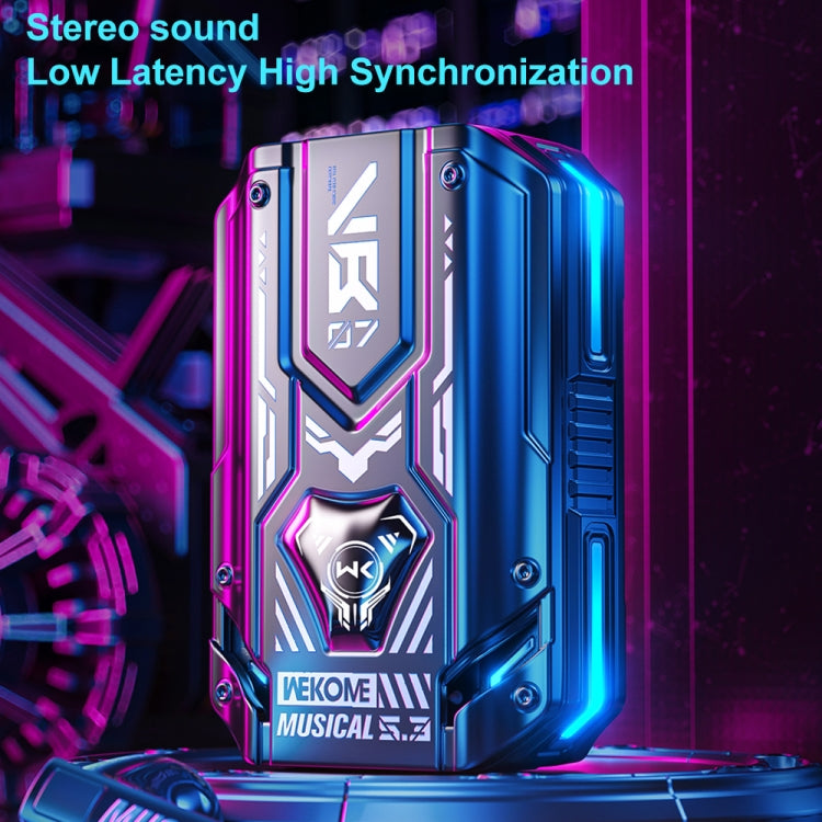 Écouteurs Bluetooth sans fil WEKOME VB07 Mecha Series Blade, VB07 (noir), VB07 (blanc)