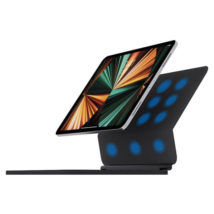 Pour iPad 10e génération 10,9 2022, étui en cuir avec clavier Bluetooth suspendu T89 Magic, pour iPad 10e génération 10,9 2022