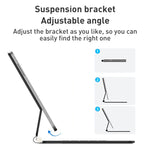 Pour iPad 10e génération 10,9 2022, étui en cuir avec clavier Bluetooth suspendu T89 Magic, pour iPad 10e génération 10,9 2022