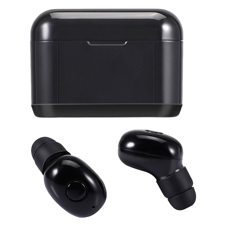 Écouteurs Bluetooth sans fil DT-4 IPX étanches Bluetooth 5.0 avec boîte de chargement magnétique 350 mAh, prise en charge des appels, DT-4