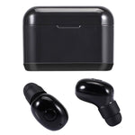 Écouteurs Bluetooth sans fil DT-4 IPX étanches Bluetooth 5.0 avec boîte de chargement magnétique 350 mAh, prise en charge des appels, DT-4