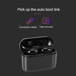 Écouteurs Bluetooth sans fil DT-4 IPX étanches Bluetooth 5.0 avec boîte de chargement magnétique 350 mAh, prise en charge des appels, DT-4