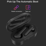 Écouteurs Bluetooth sans fil DT-5 IPX étanches Bluetooth 5.0 avec boîte de charge magnétique, prise en charge de la fonction d'appel et de banque d'alimentation, DT-5