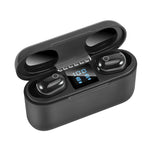 Casque Bluetooth Dt-18 sans fil à deux oreilles avec cabine de charge 2000 mAh, tactile et charge par aspiration magnétique intelligente