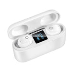 Casque Bluetooth Dt-18 sans fil à deux oreilles avec cabine de charge 2000 mAh, tactile et charge par aspiration magnétique intelligente