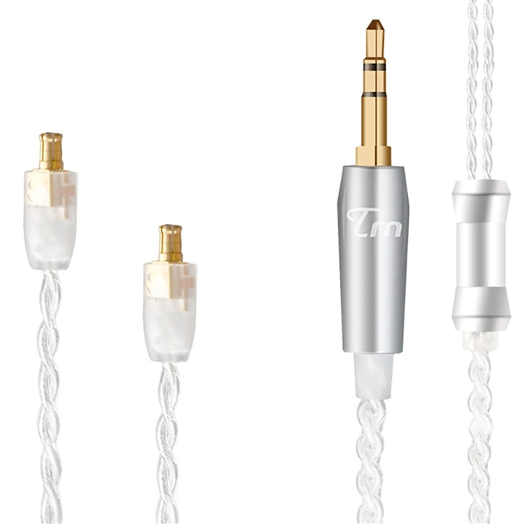 Câble de mise à niveau plaqué argent TRN Câble pour écouteurs avec connexion A2DC pour écouteurs TRN V10 V20, A2DC