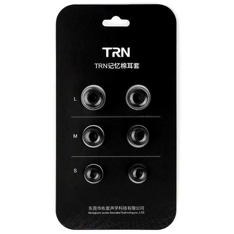 Bouchon d'oreille en mousse à mémoire de forme de silicone pour écouteurs TRN