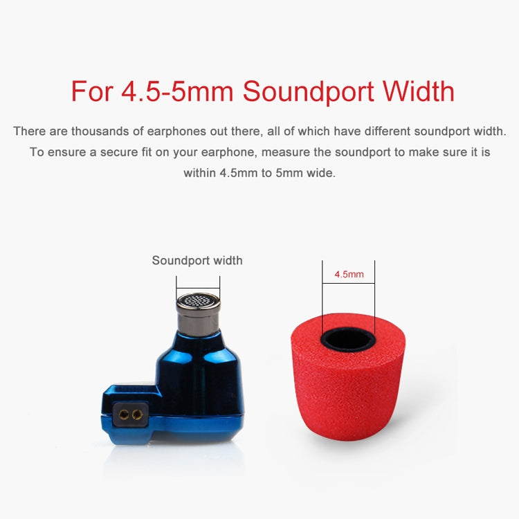 Bouchon d'oreille en mousse à mémoire de forme de silicone pour écouteurs TRN