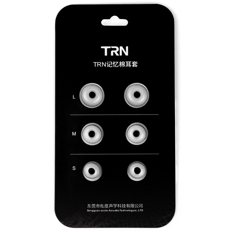 Bouchon d'oreille en mousse à mémoire de forme de silicone pour écouteurs TRN