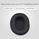 1 Pair Leather Sponge Protective Case for Steelseries Arctis 3 Pro  / Ice 5 / Ice 7 Headphone (White), IP6D2519A, IP6D2519B, IP6D2519C, IP6D2519D, IP6D2519E, IP6D2519F
