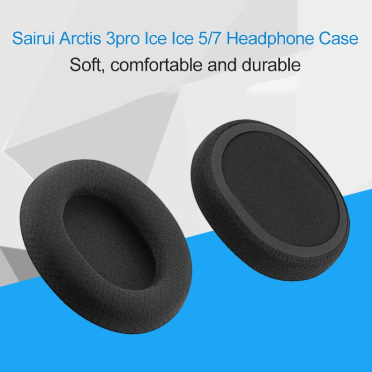 1 paire d'étuis de protection en cuir éponge pour casque Steelseries Arctis 3 Pro / Ice 5 / Ice 7 (blanc), IP6D2519A, IP6D2519B, IP6D2519C, IP6D2519D, IP6D2519E, IP6D2519F