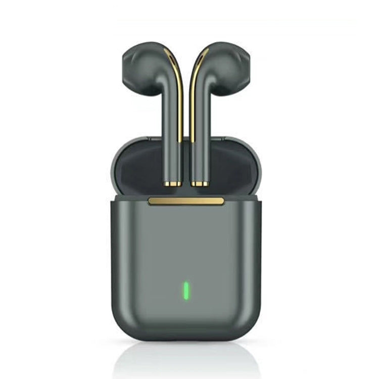 Écouteurs Bluetooth binauraux sans fil J18 TWS 5.0 avec boîte de charge, J18 (Vert), J18 (Or rose), J18 (Blanc), J18 (Noir)