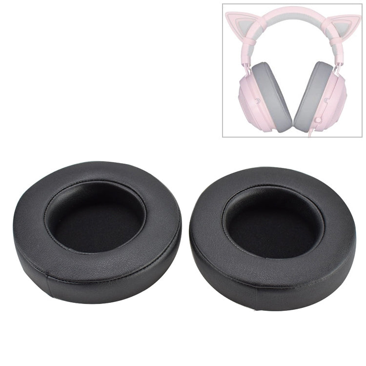 2 pièces pour Razer Kraken 7.1 V2 Pro Coussin de casque Éponge Gel Couverture Cache-oreilles de remplacement, Pour Razer Kraken 7.1 V2 Pro (Gel)