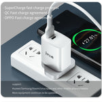 IVON AD52 Charge Rapide PD Double Port USB-C / Type-C + USB 18W