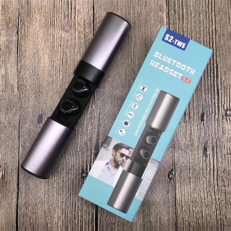 Écouteurs sans fil TWS Bluetooth V5.0 de type tiroir S2 Intra-auriculaires