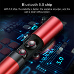 Écouteurs sans fil TWS Bluetooth V5.0 de type tiroir S2 Intra-auriculaires