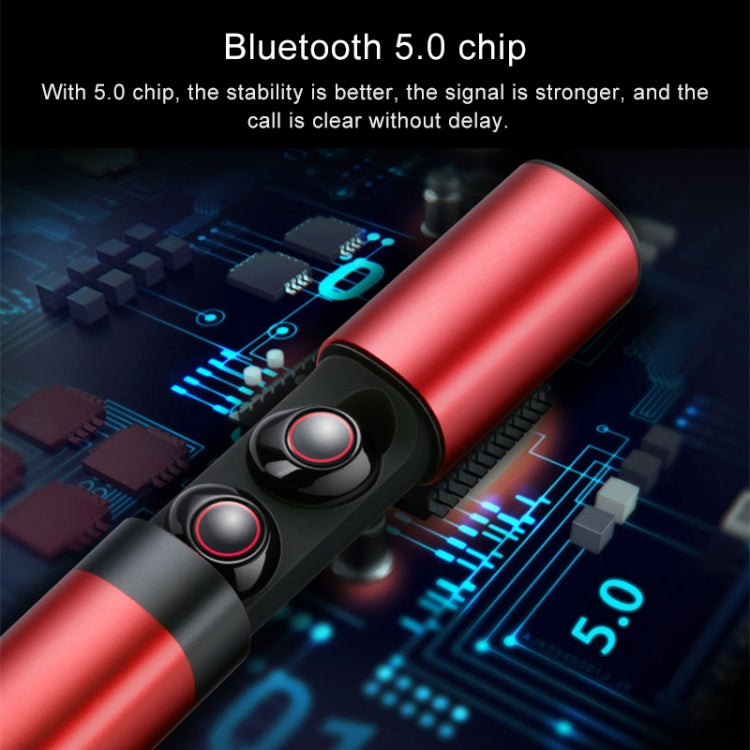 Écouteurs sans fil TWS Bluetooth V5.0 de type tiroir S2 Intra-auriculaires
