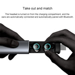 Écouteurs sans fil Bluetooth V5.0 TWS S5 Twins Sports magnétiques intra-auriculaires