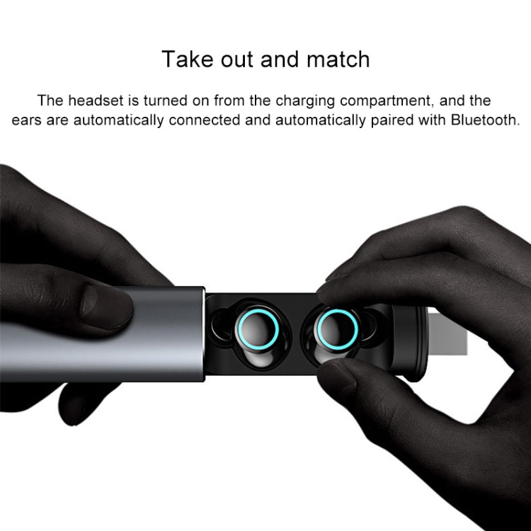 Écouteurs sans fil Bluetooth V5.0 TWS S5 Twins Sports magnétiques intra-auriculaires
