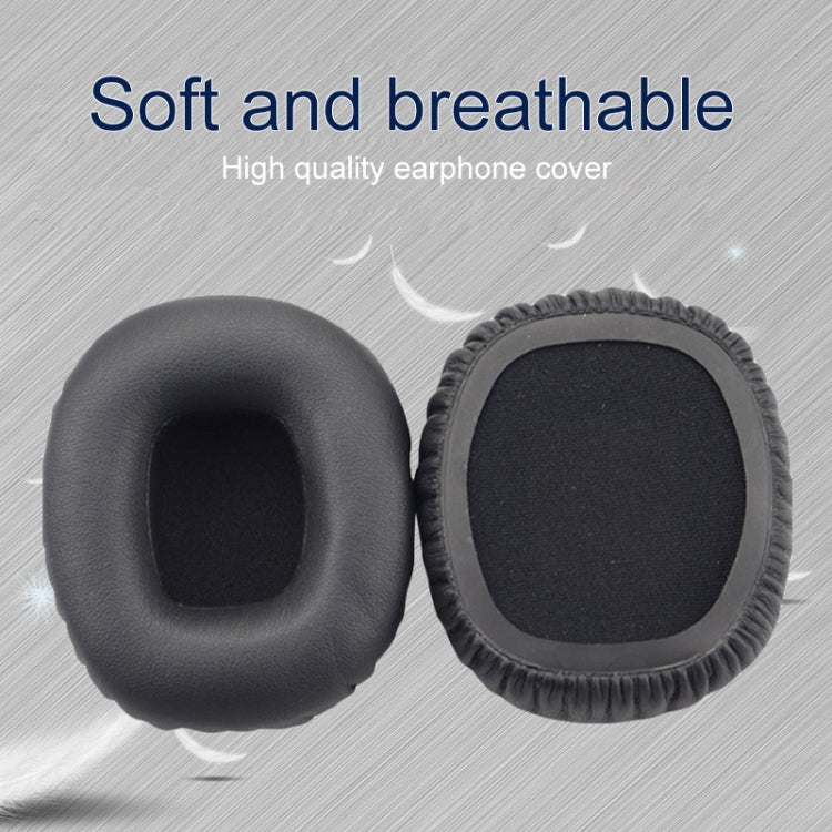 2 pièces pour casque JBL J55 / J55a / J55i, cache-oreilles en simili-cuir + mousse souple, pour J55
