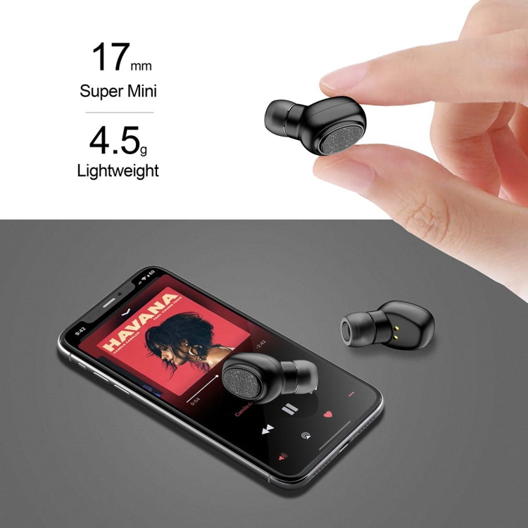 Écouteurs Bluetooth stéréo sans fil TWS YH-03 V5.0 avec étui de chargement, prise en charge de l'assistant vocal