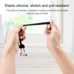 Cordon anti-perte magnétique en silicone pour casque Bluetooth sans fil Apple AirPods 1 / 2, pour AirPods 1 / 2