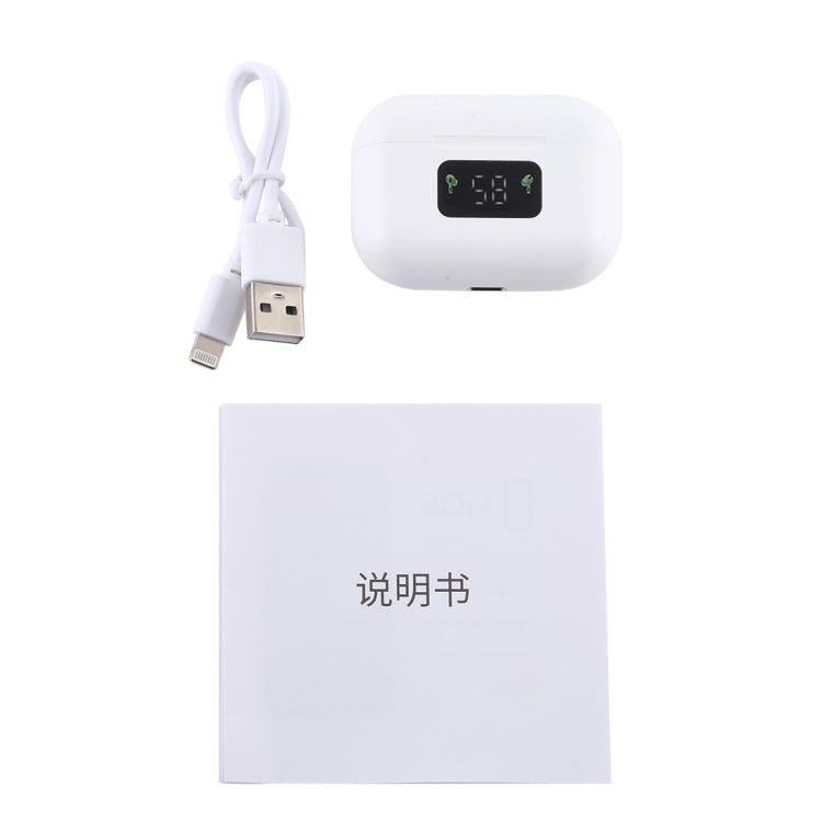 Écouteurs Bluetooth sans fil tactiles i58 TWS Bluetooth 5.0 pour équipement système iOS, avec boîte de chargement à attraction magnétique et affichage numérique intelligent, prise en charge de Siri