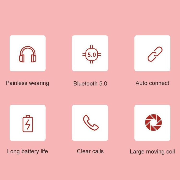 Casque Bluetooth Y08 Macaron Qualité Sonore Hifi, Prend en Charge les Appels & la Carte TF & l'AUX 3.5mm