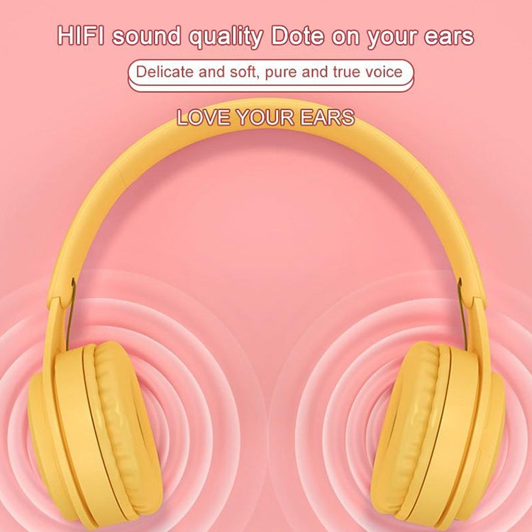 Casque Bluetooth Y08 Macaron Qualité Sonore Hifi, Prend en Charge les Appels & la Carte TF & l'AUX 3.5mm