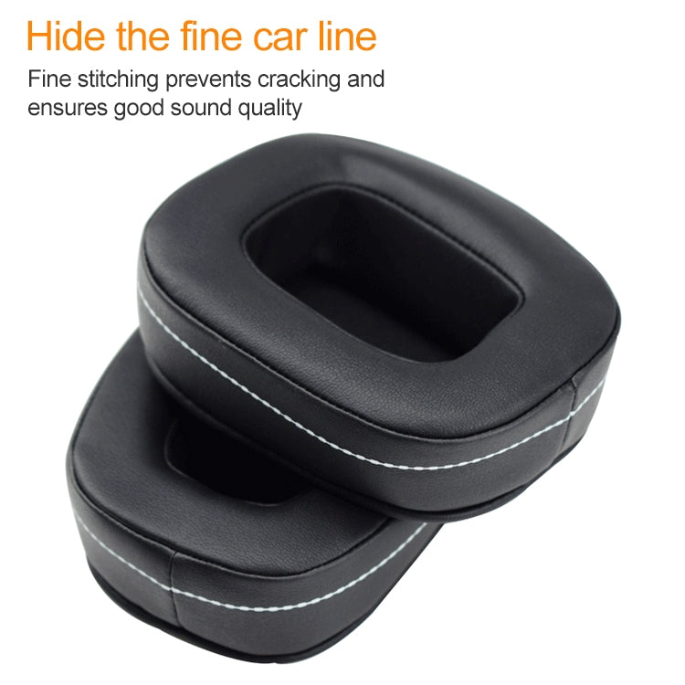 2 PCS pour DENON AH-D600 / AH-D7100 Housse de protection pour écouteurs en éponge souple Cache-oreilles, pour DENON AH-D600 (Noir Blanc), pour DENON AH-D600 (Noir Marron)