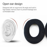 2 coussinets d'oreille en flanelle pour Sennheiser HD515 / HD555 / HD595 / HD598 / HD558 / PC360, cache-oreilles de remplacement avec coton d'accordage sonore, noir velours, marron velours