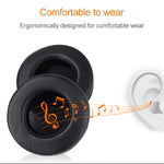 2 Pcs pour Razer Thresher Ultimate 7.1 Coussinets d'écouteurs Éponge Housse Cache-oreilles de remplacement, pour Razer Thresher Ultimate (Éponge)