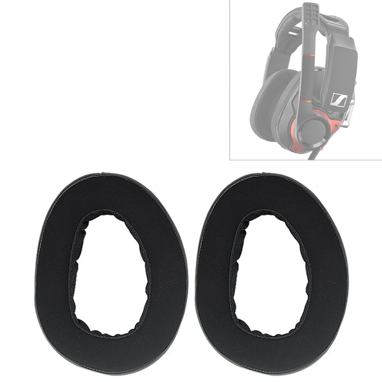 2 Pièces Pour Sennheiser GSP 600 Coussin de Casque Housse en Éponge Cache-oreilles de Remplacement, Pour Sennheiser GSP 600 (Cache-oreilles)