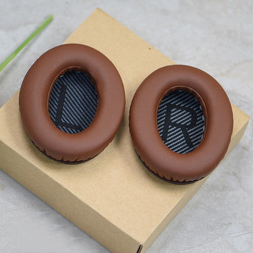 1 paire de coussinets d'écouteurs souples en coton LR pour BOSE QC2 / QC15 / AE2 / QC25 / QC35