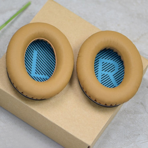 1 paire de coussinets d'écouteurs souples en coton LR pour BOSE QC2 / QC15 / AE2 / QC25 / QC35