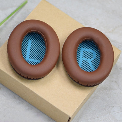 1 paire de coussinets d'écouteurs souples en coton LR pour BOSE QC2 / QC15 / AE2 / QC25 / QC35