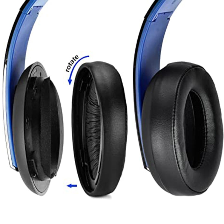 2 pièces Veste souple cache-oreilles pour casque stéréo sans fil Sony PS4 Gold