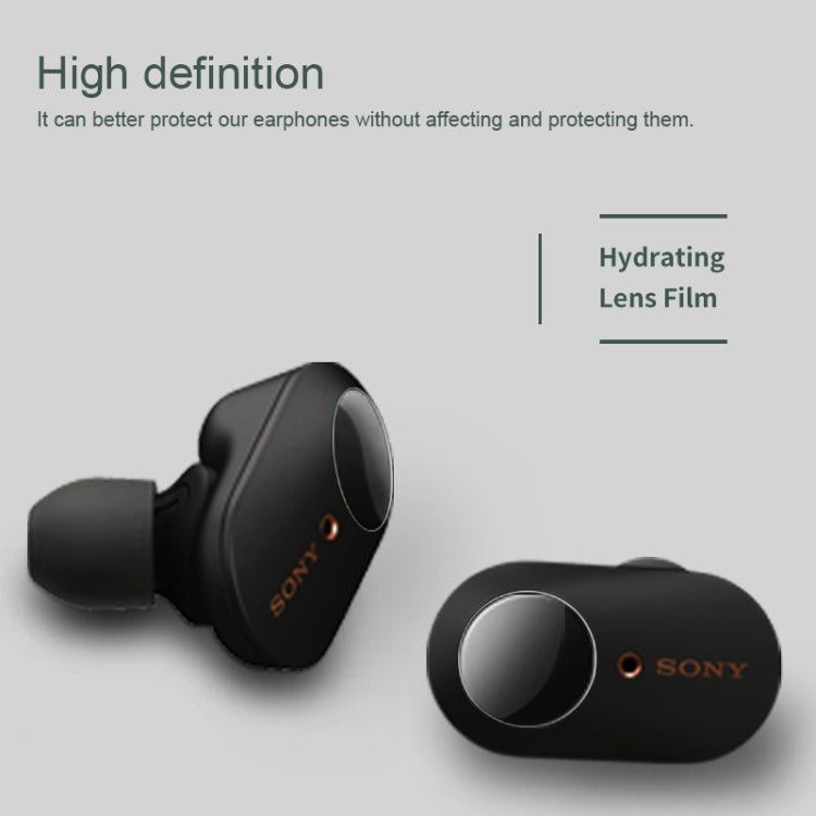 Pour écouteurs Bluetooth Sony WF-1000XM3, autocollant de protection transparent