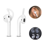 ENKAY chapeaux-prince embouts d'écouteurs, coussinets anti-perte avec crochet pour Apple AirPods, 2 paires