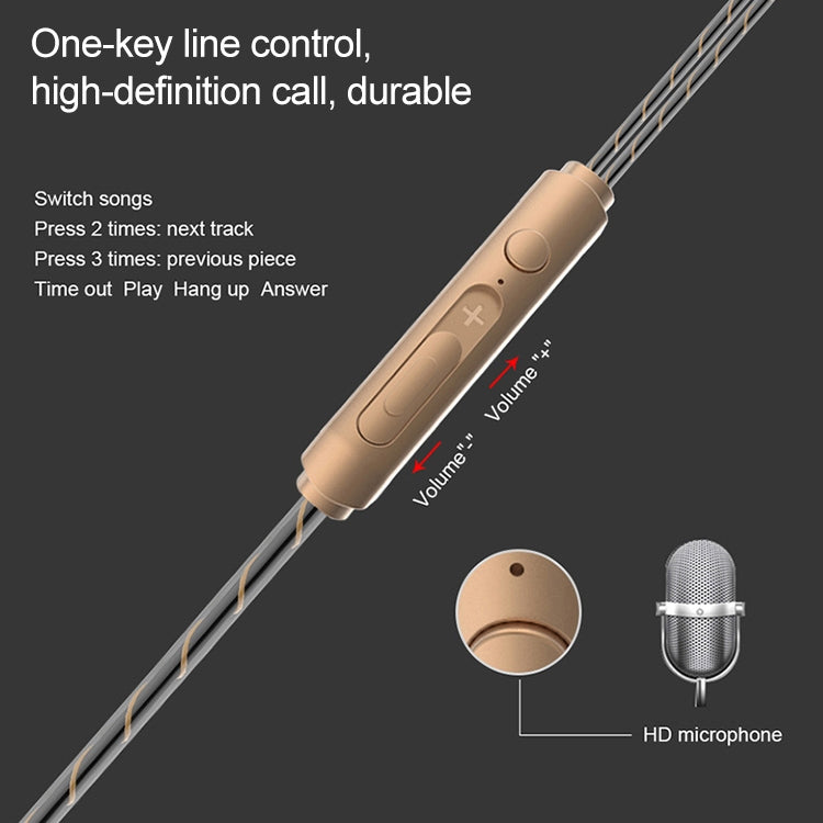 D12 Écouteurs filaires intra-auriculaires de 1,2 m avec interface 3,5 mm Stéréo HIFI à commande filaire, casque de musique de jeu de course à double boucle, avec emballage, D12 avec emballage (noir), D12 avec emballage (blanc)
