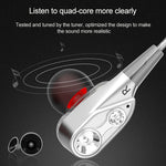 D12 Écouteurs filaires intra-auriculaires de 1,2 m avec interface 3,5 mm Stéréo HIFI à commande filaire, casque de musique de jeu de course à double boucle, avec emballage, D12 avec emballage (noir), D12 avec emballage (blanc)